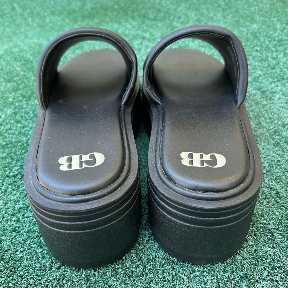 NWT Gianni Bini GB Kickback Platform Slide Sandal Black 9.5 - Picture 6 of 13